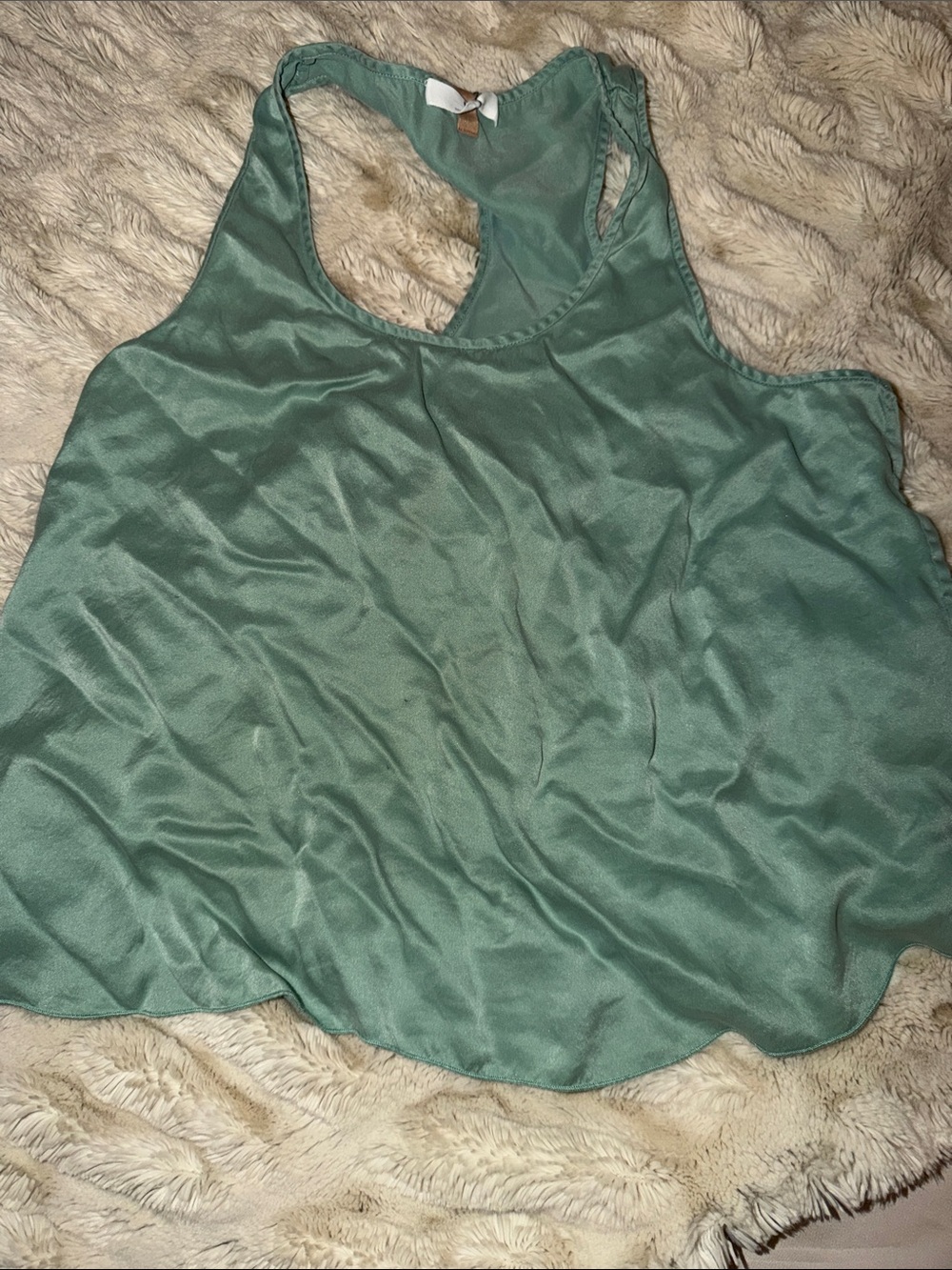 LUNYA Luxury silk pajama top w open back